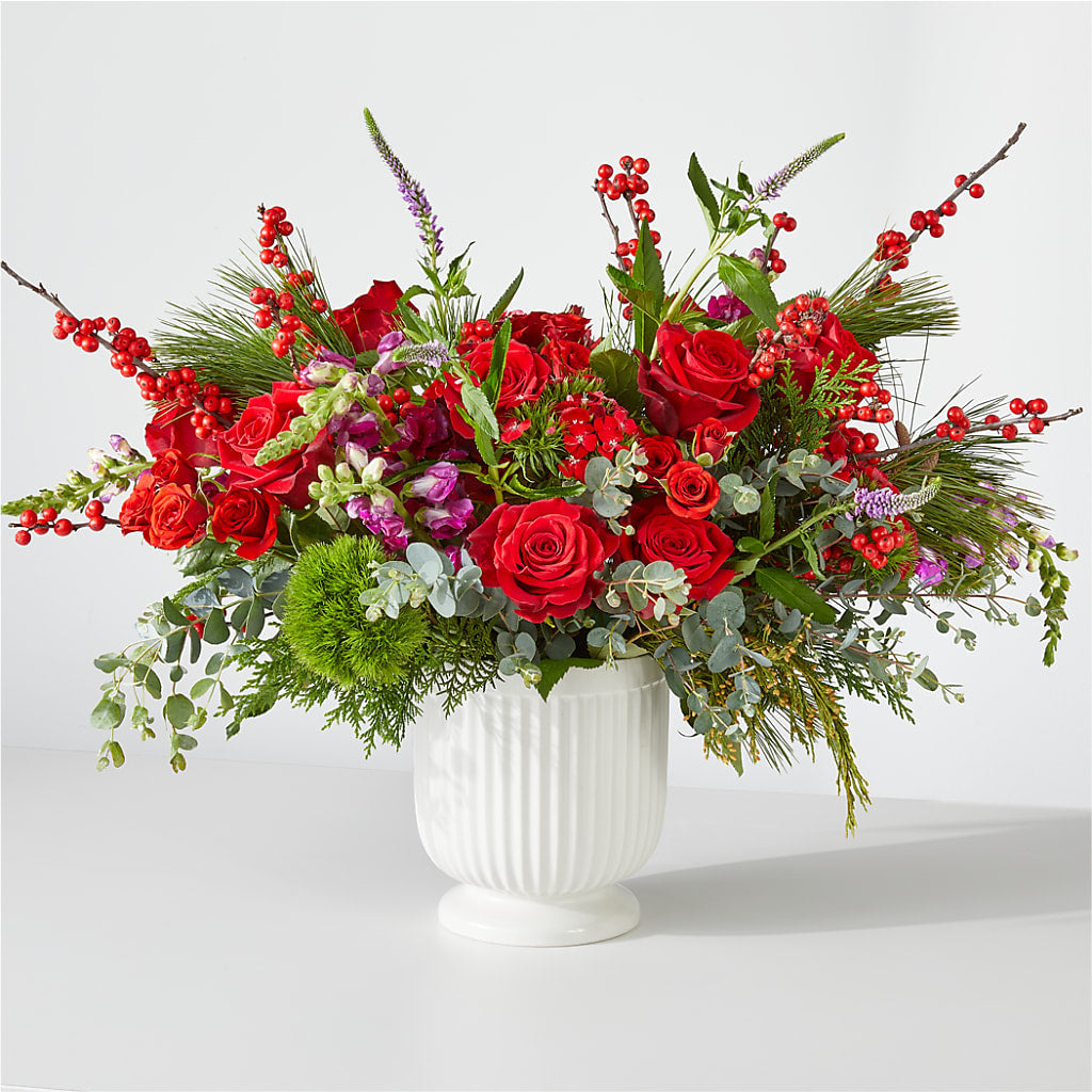Big Red Bow Bouquet – Albertsons Floral #0199, Boise ID