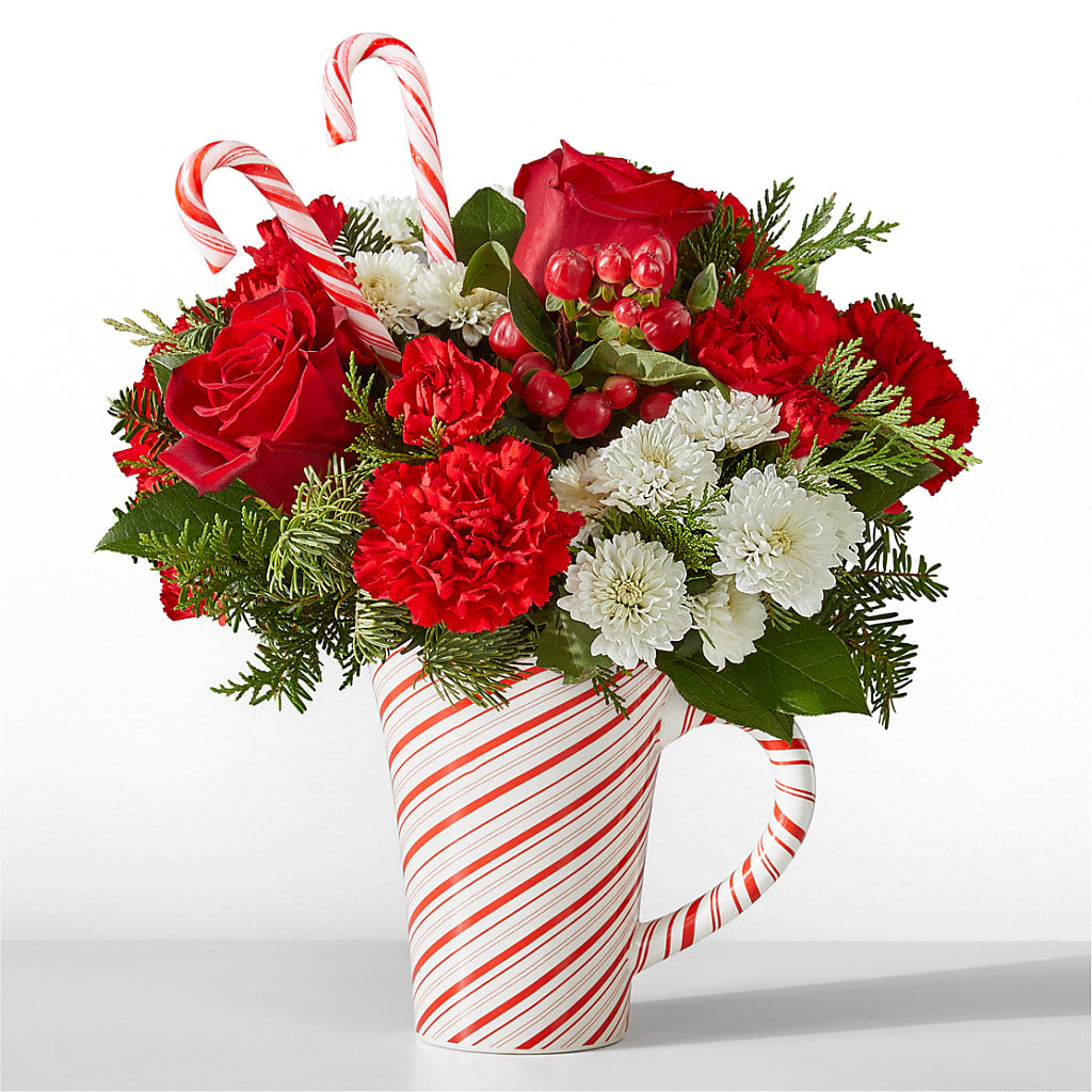 Peppermint Swirl Mug – Albertsons Floral #0199, Boise ID