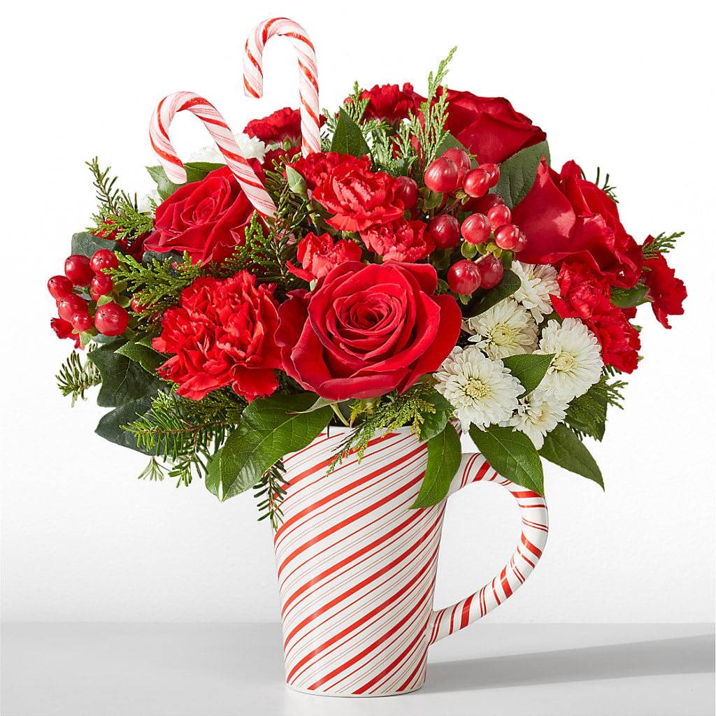 Peppermint Swirl Mug – Albertsons Floral #0199, Boise ID