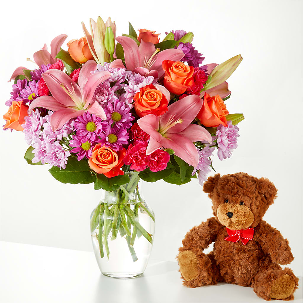 One and Only Bouquet and Bear Bundle – Albertsons Floral #0199, Boise ID