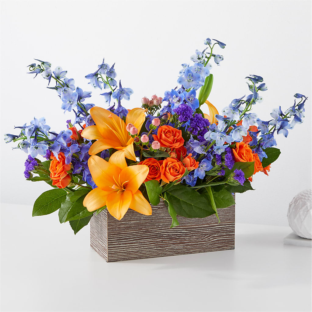 Radiant Citrus Box Bouquet – Albertsons Floral #0199, Boise ID