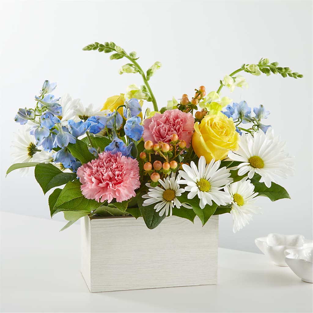 Sun Salutation Box Bouquet – Albertsons Floral #0199, Boise ID