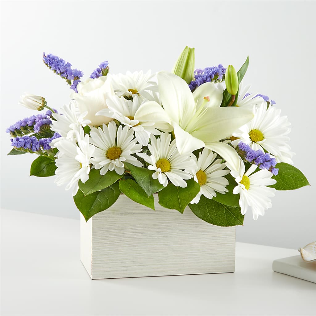 Beyond Blue Box Bouquet – Albertsons Floral #0199, Boise ID