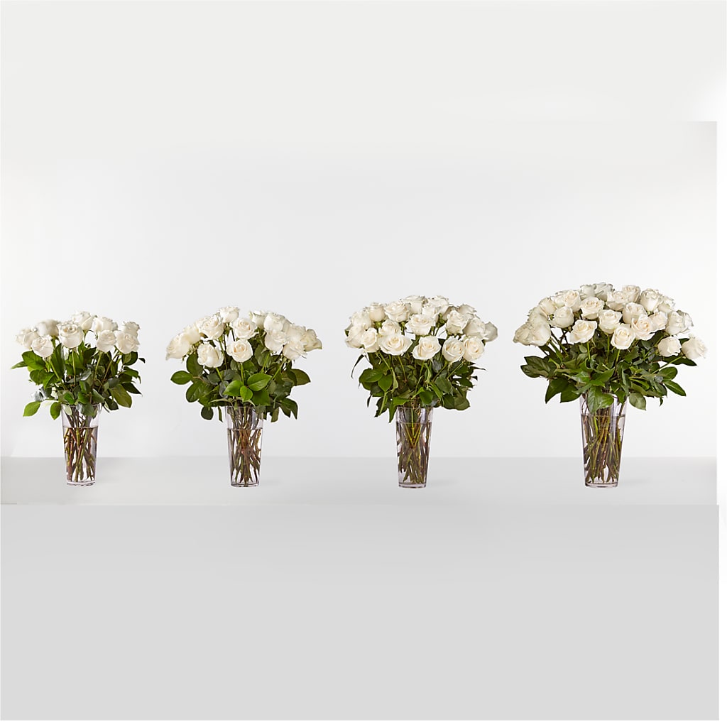 Long Stem White Rose Bouquet – Albertsons Floral #0199, Boise ID