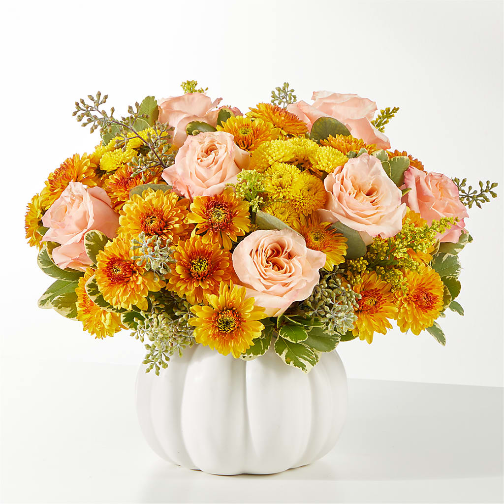 Peachy Pumpkin – Albertsons Floral #0199, Boise ID