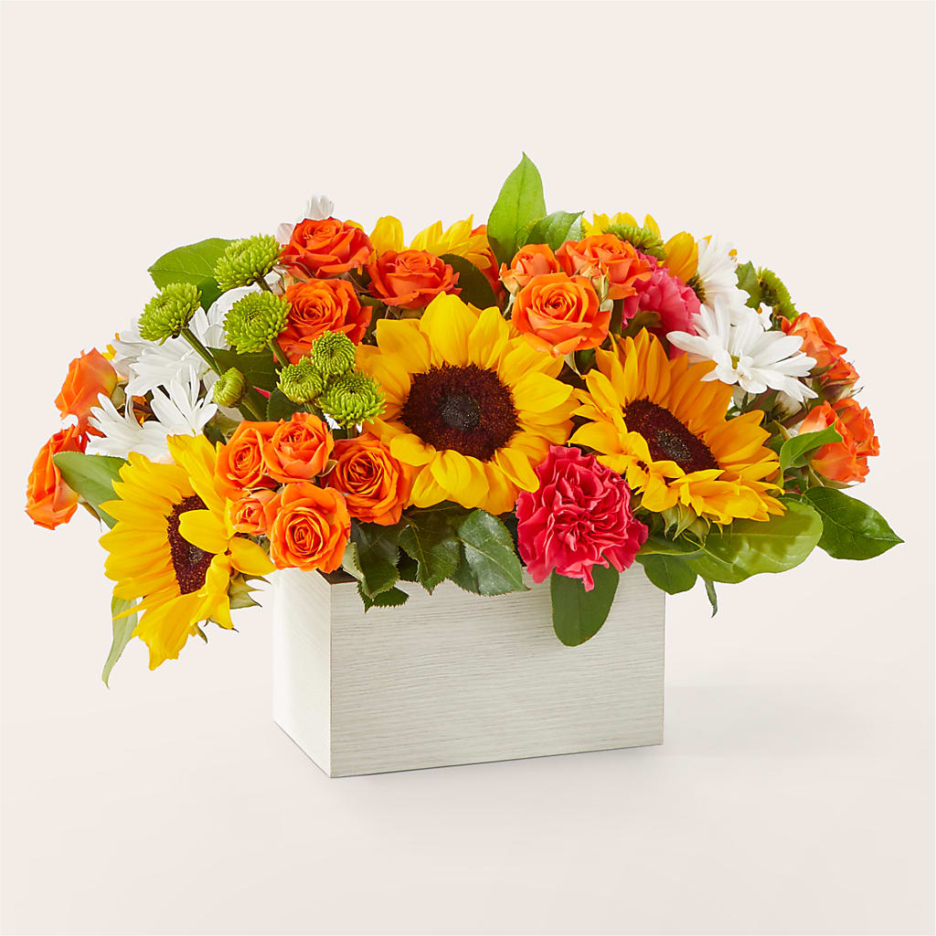 Sun-drenched Blooms Box Bouquet – Albertsons Floral #0199, Boise ID