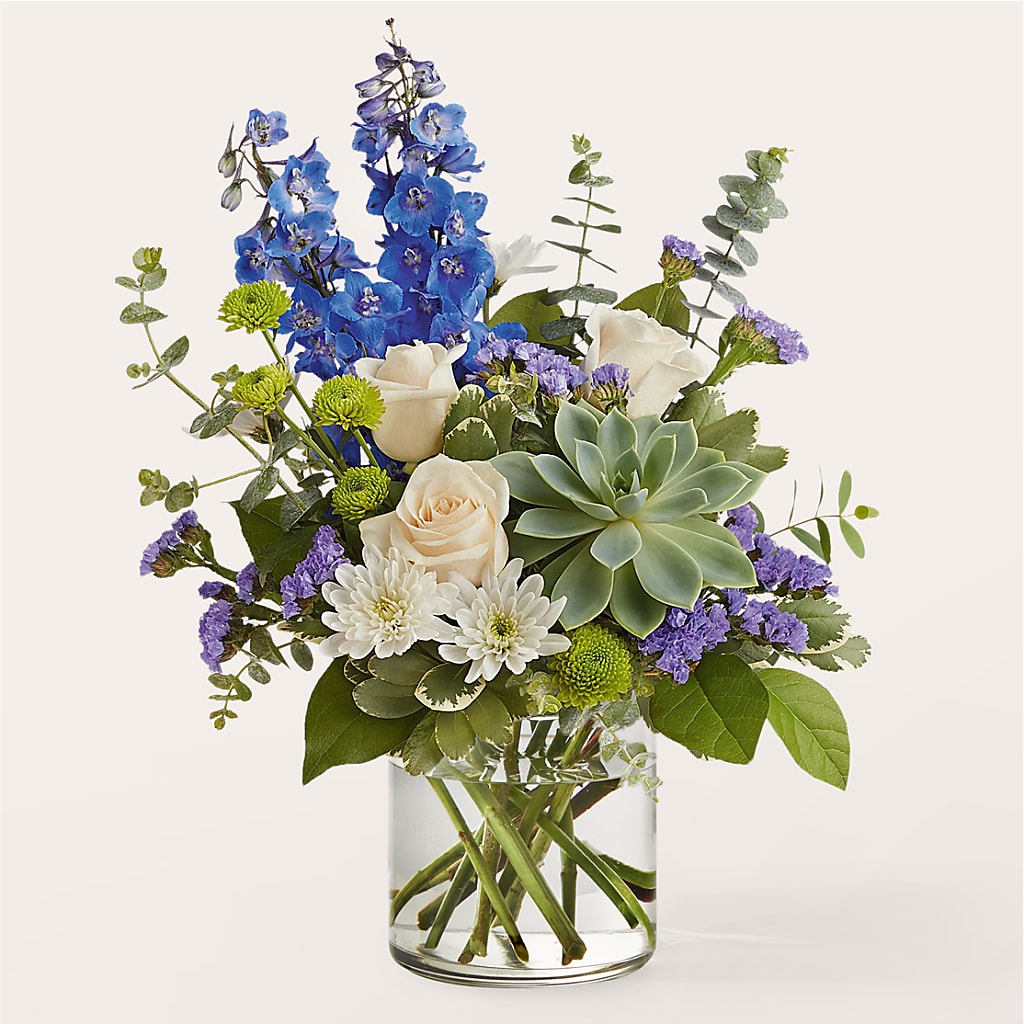 Cerulean Waves Bouquet – Albertsons Floral #0199, Boise ID