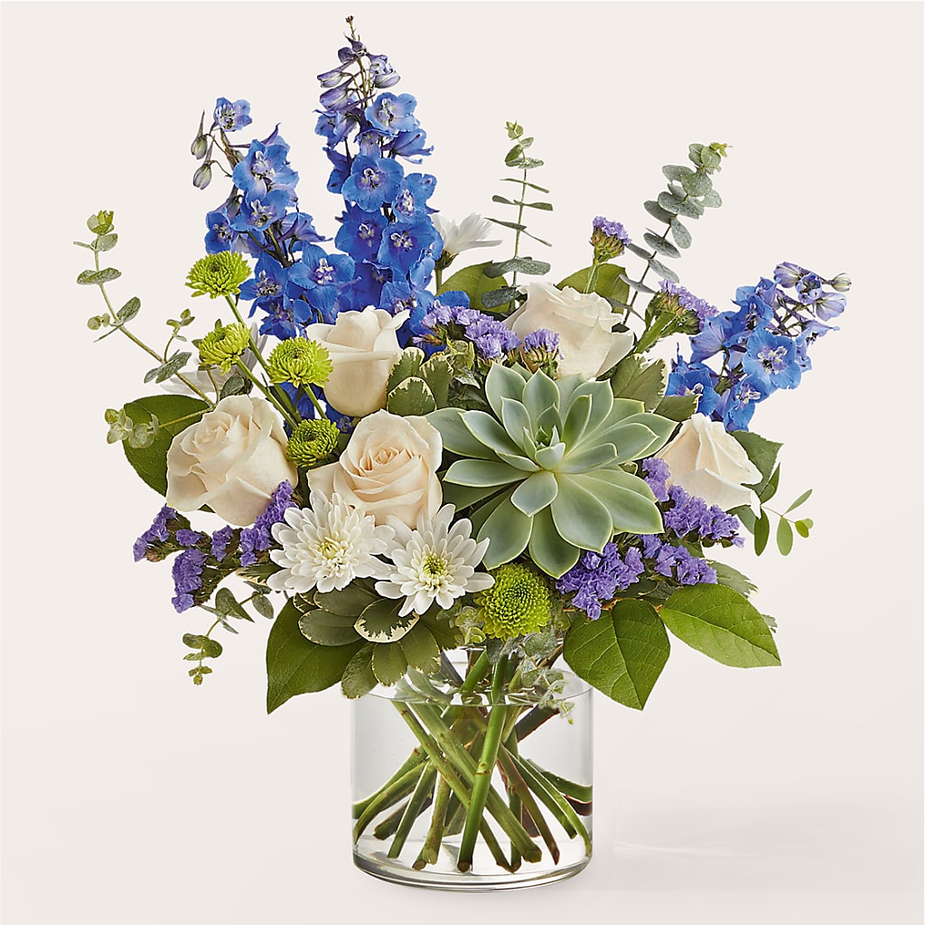 Cerulean Waves Bouquet – Albertsons Floral #0199, Boise ID