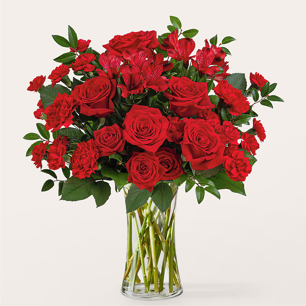 Brilliant Ruby Bouquet – Albertsons Floral #0199, Boise ID