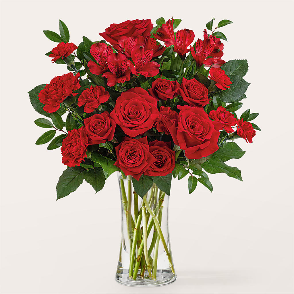 Brilliant Ruby Bouquet – Albertsons Floral #0199, Boise ID