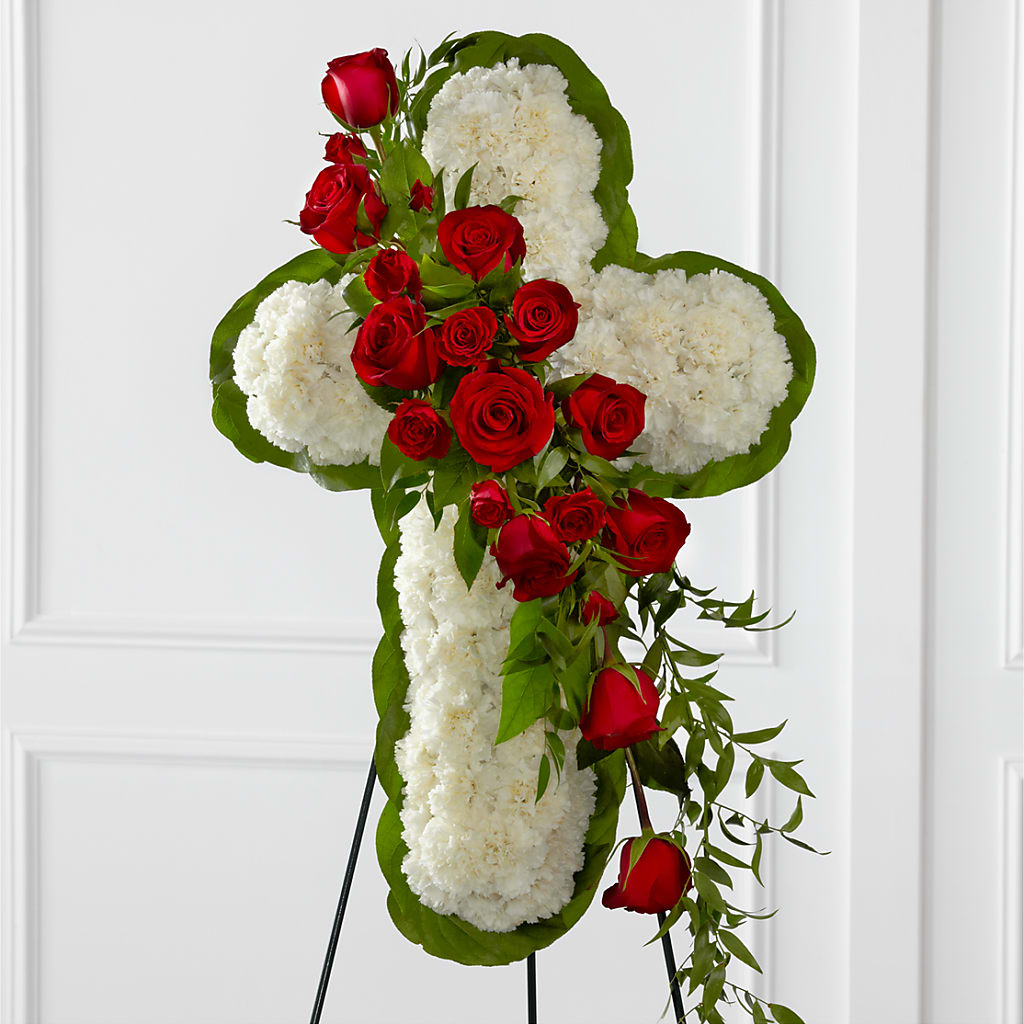 Floral Cross Easel – Albertsons Floral #0199, Boise ID
