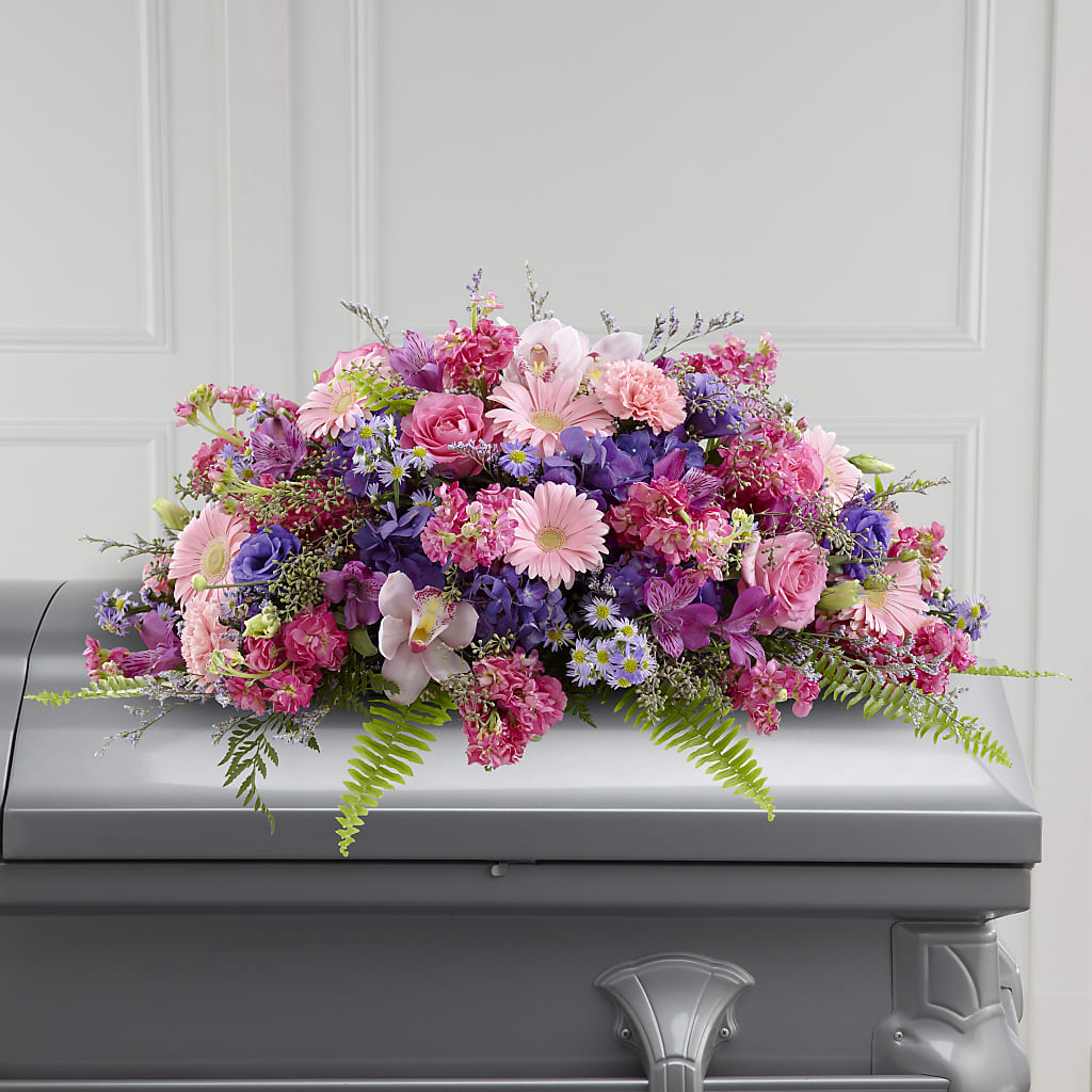 Glorious Garden Casket Spray – Albertsons Floral #0199, Boise ID