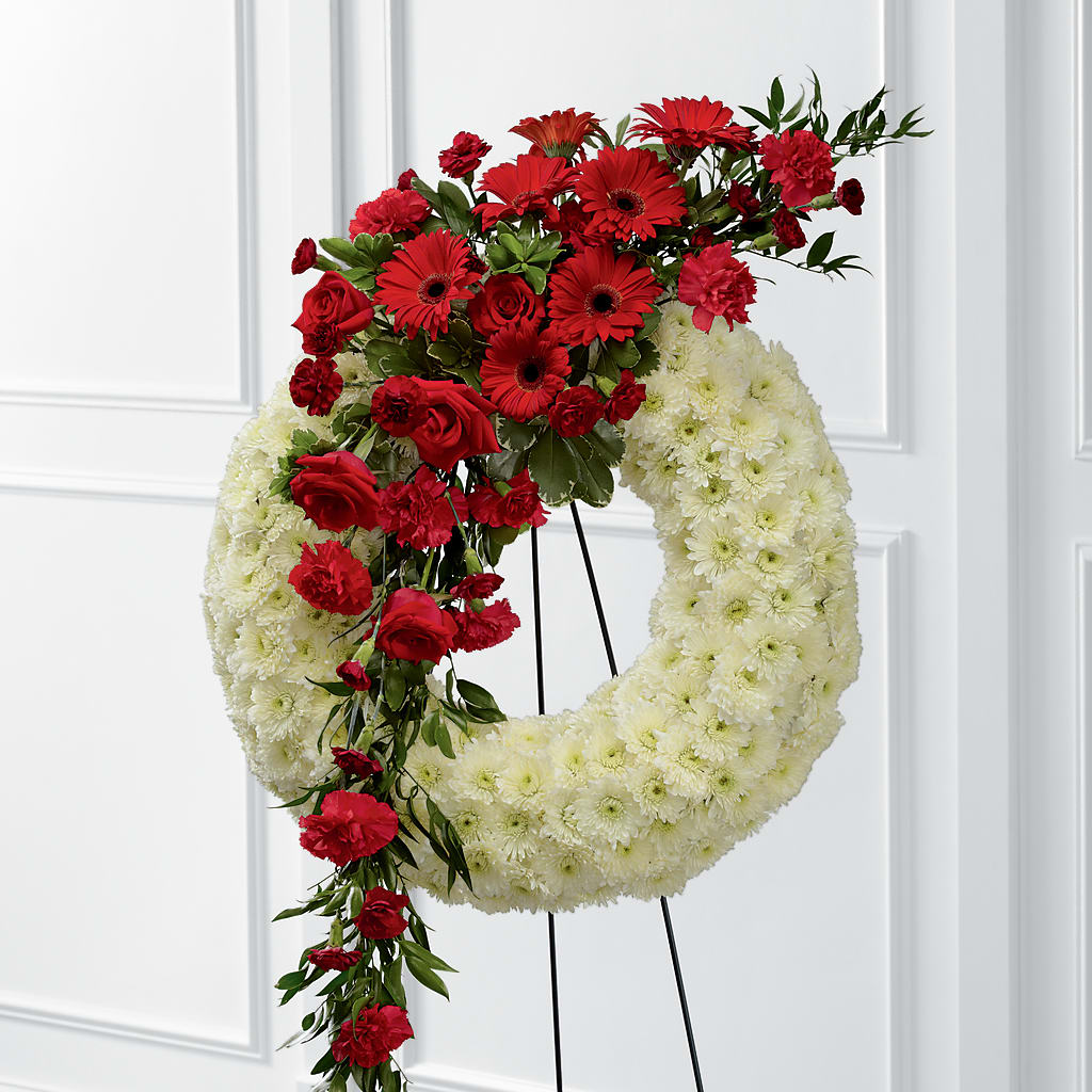 Graceful Tribute Wreath – Albertsons Floral #0199, Boise ID