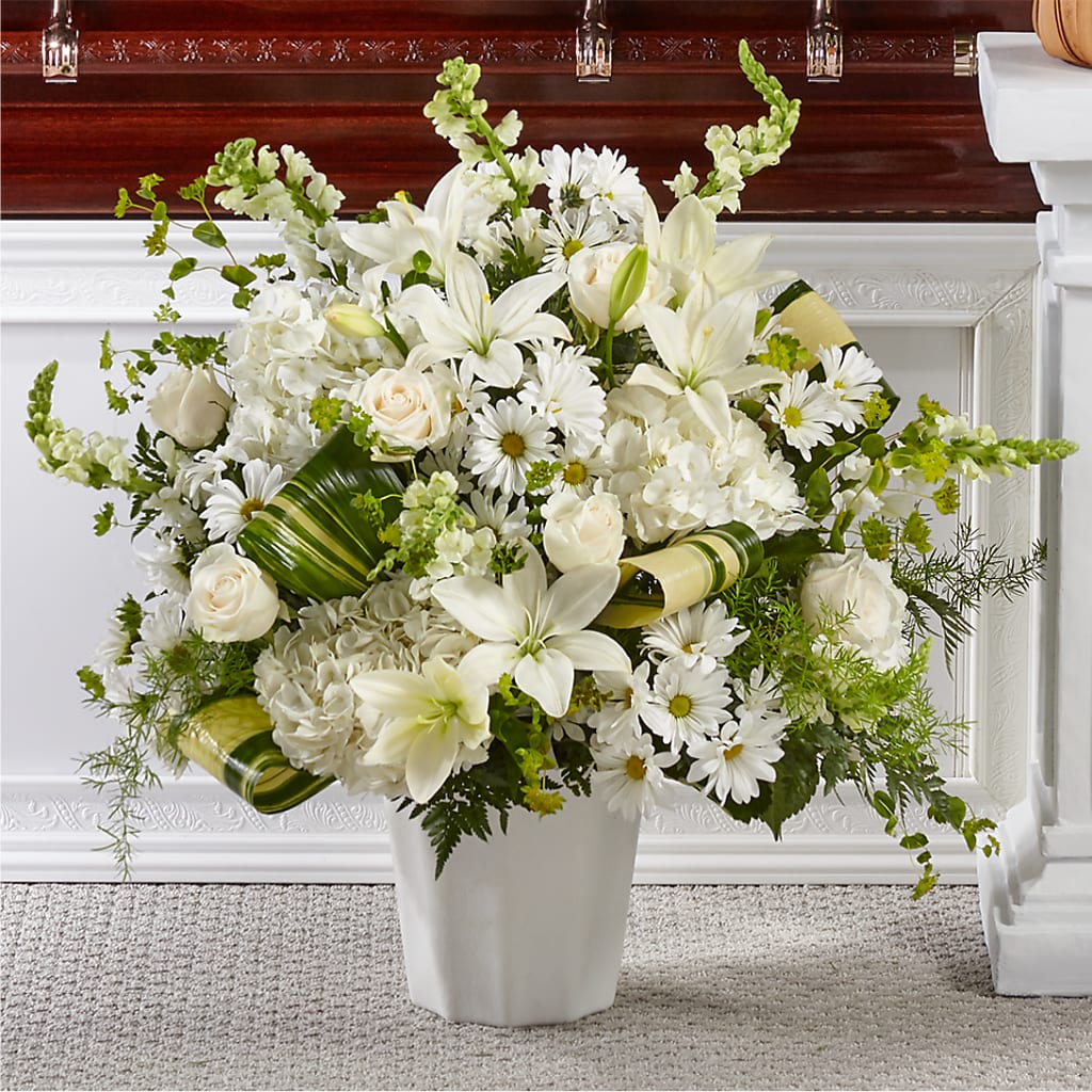 Thoughts of Tranquility Floor Basket – Albertsons Floral #0199, Boise ID