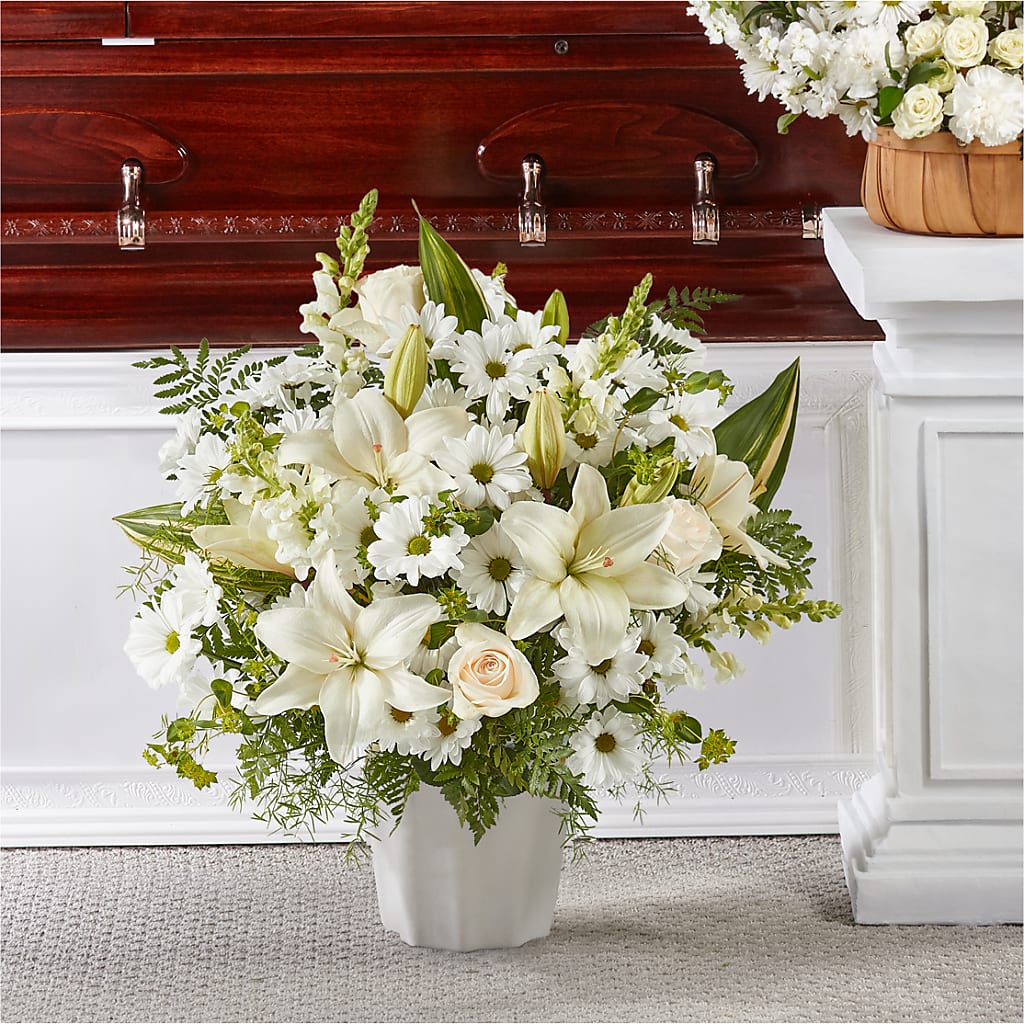 Thoughts of Tranquility Floor Basket – Albertsons Floral #0199, Boise ID
