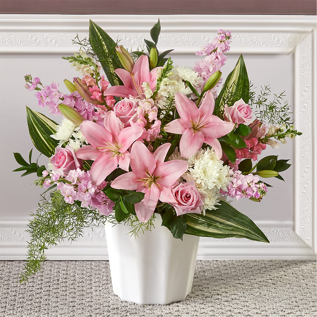Simply Serene Floor Basket – Albertsons Floral #0199, Boise ID