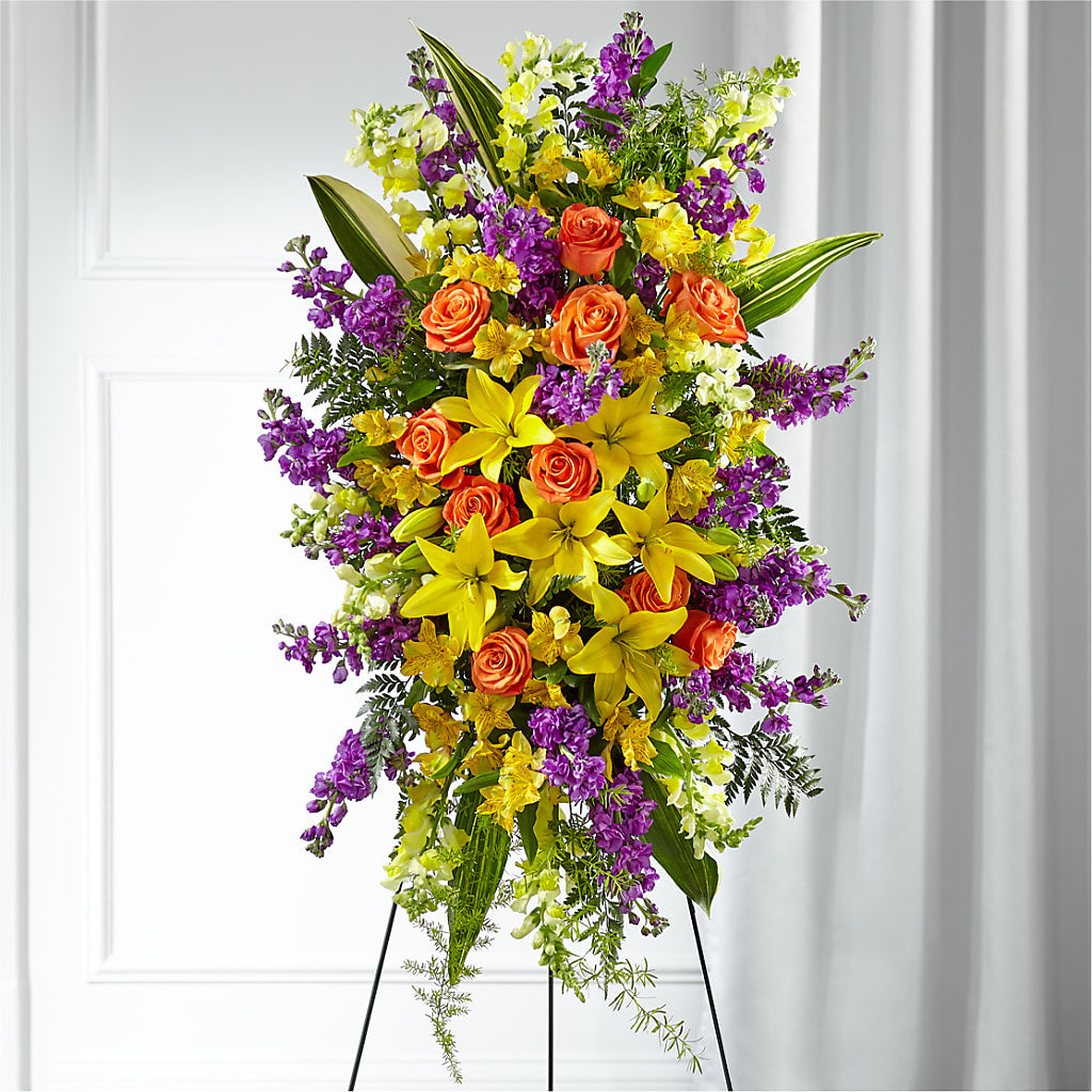 Thoughtful Prayers Standing Spray – Albertsons Floral #0199, Boise ID