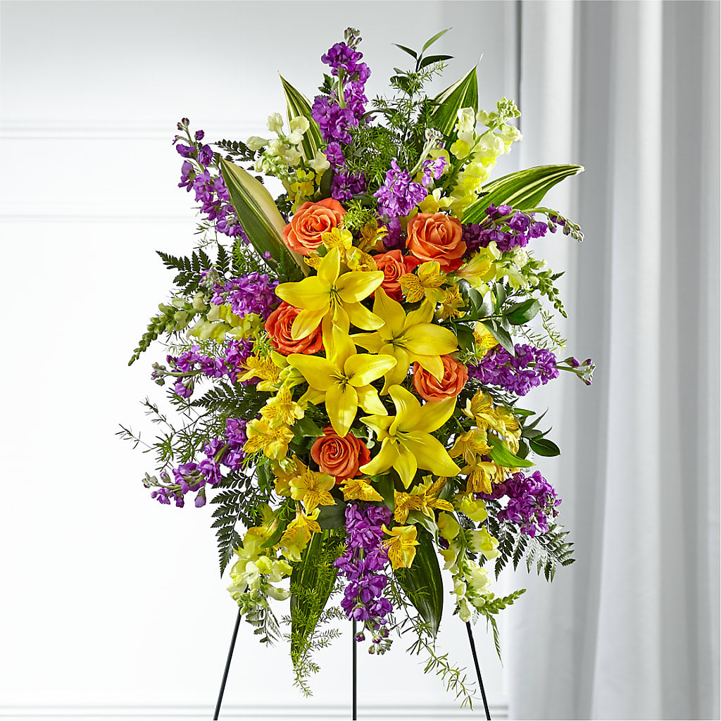 Thoughtful Prayers Standing Spray – Albertsons Floral #0199, Boise ID