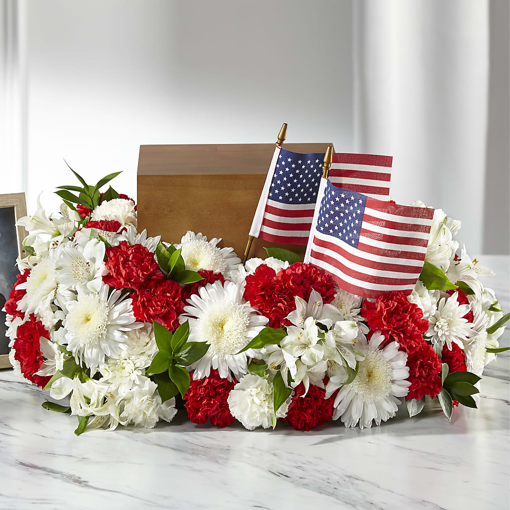 Spirit of Patriotism Cremation Adornment – Albertsons Floral #0199, Boise ID