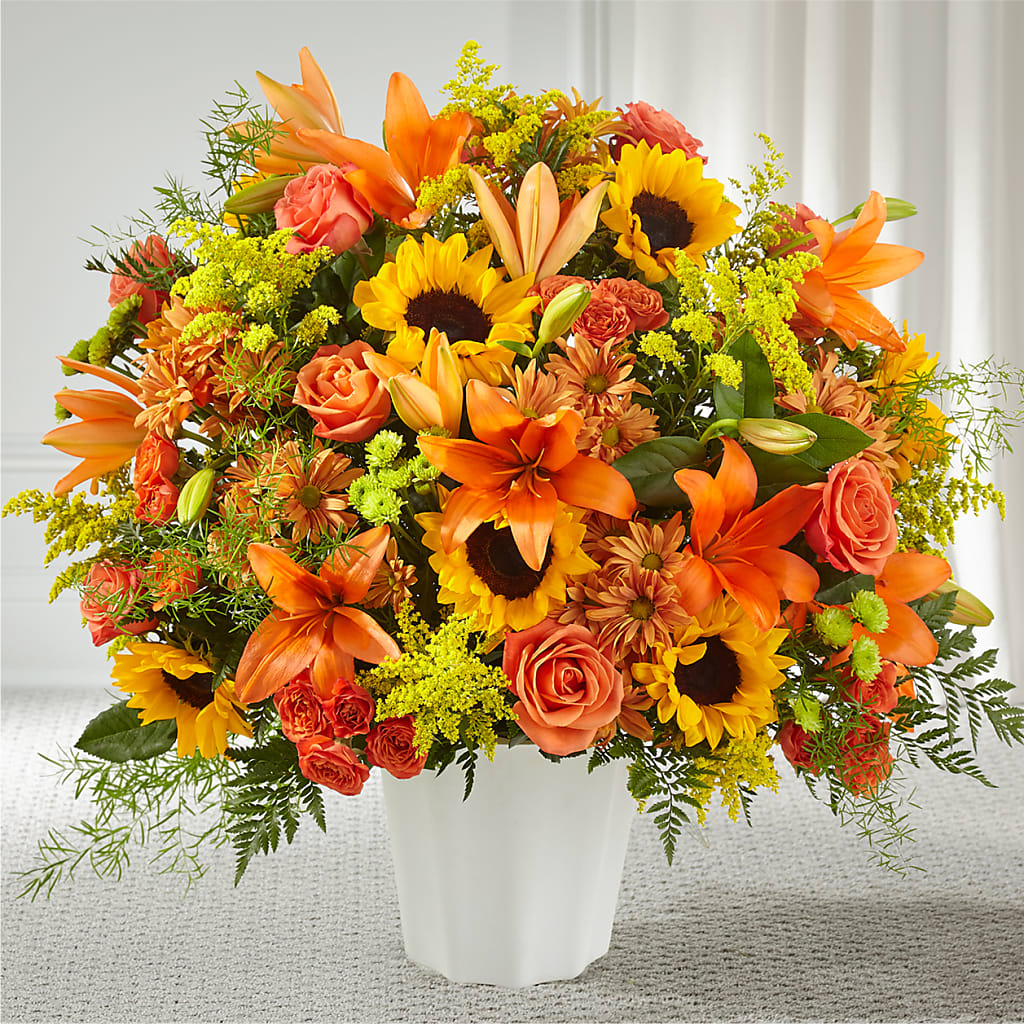 Harvest Thoughts Floor Basket – Albertsons Floral #0199, Boise ID