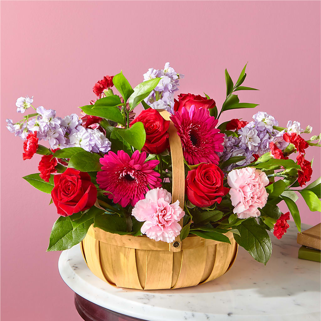 Pink Picnic Basket – Albertsons Floral #0199, Boise ID