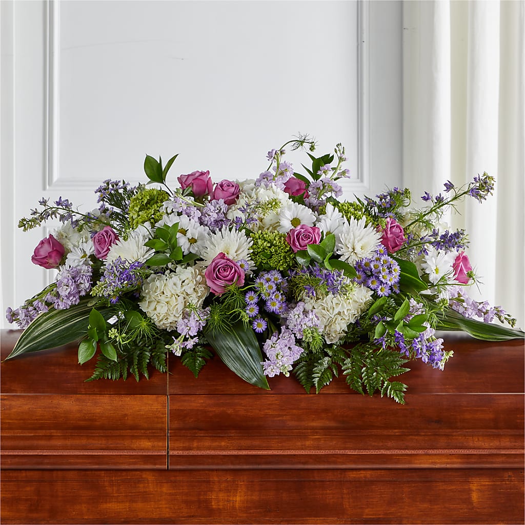 Meadows of Serenity Casket Spray – Albertsons Floral #0199, Boise ID