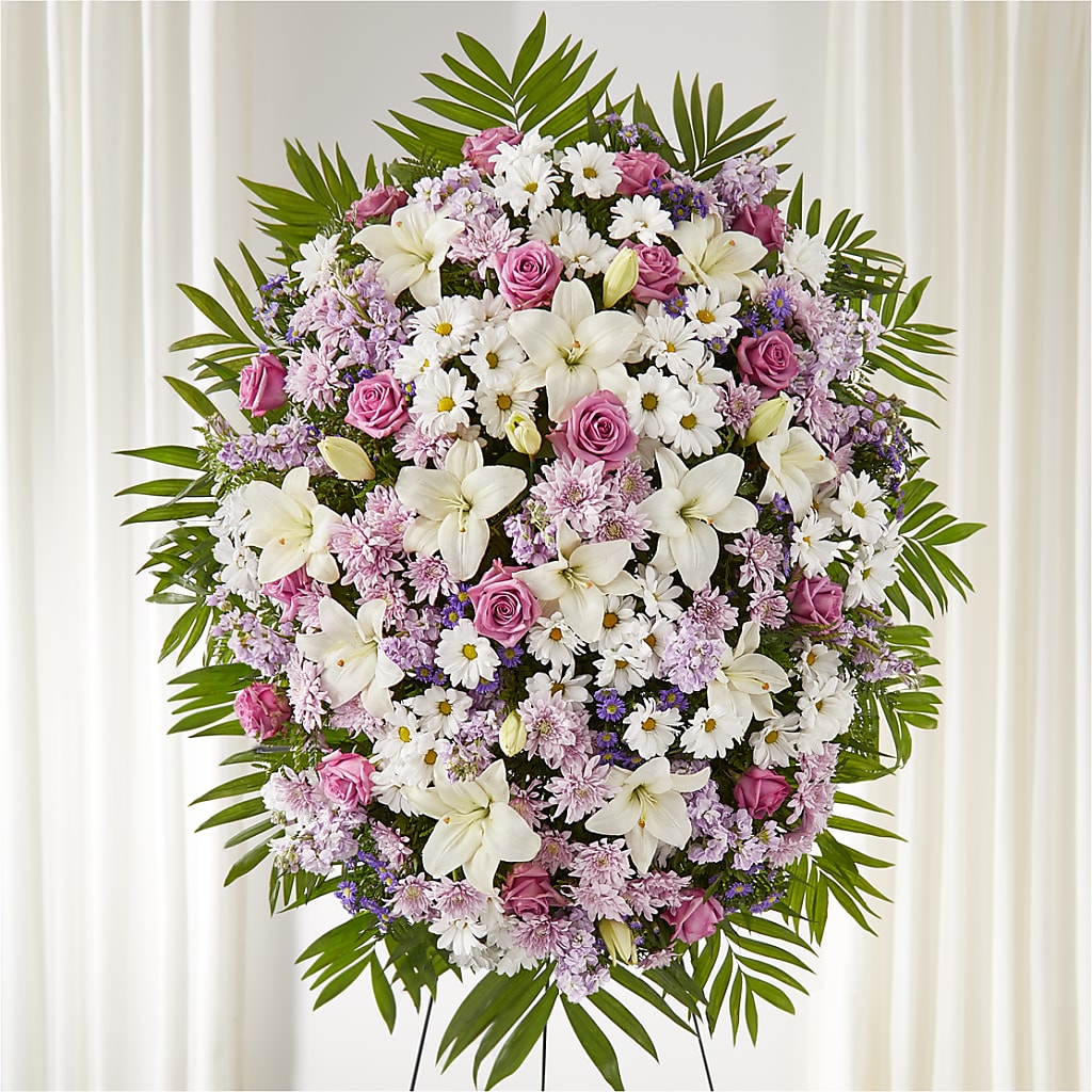 Surrounded by Love Standing Spray – Albertsons Floral #0199, Boise ID