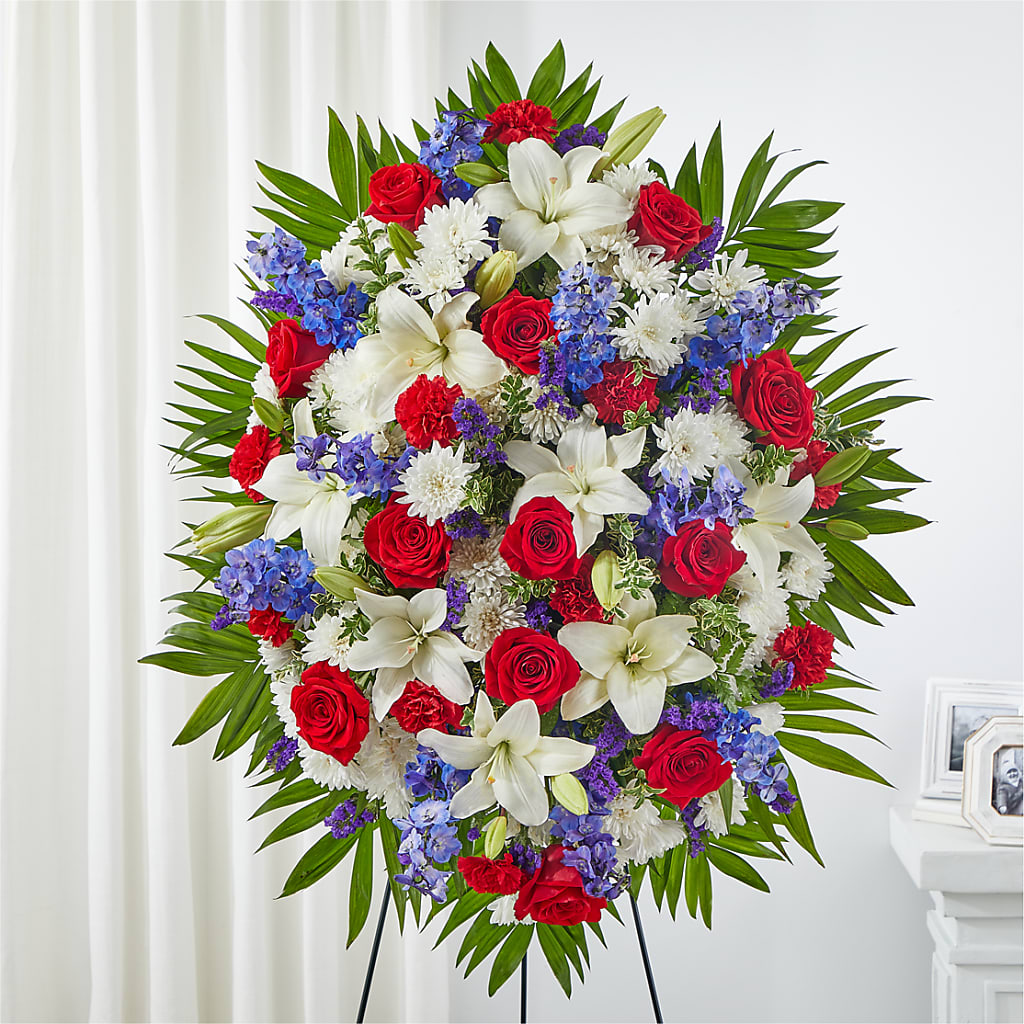 Cherished Service Standing Spray – Albertsons Floral #0199, Boise ID