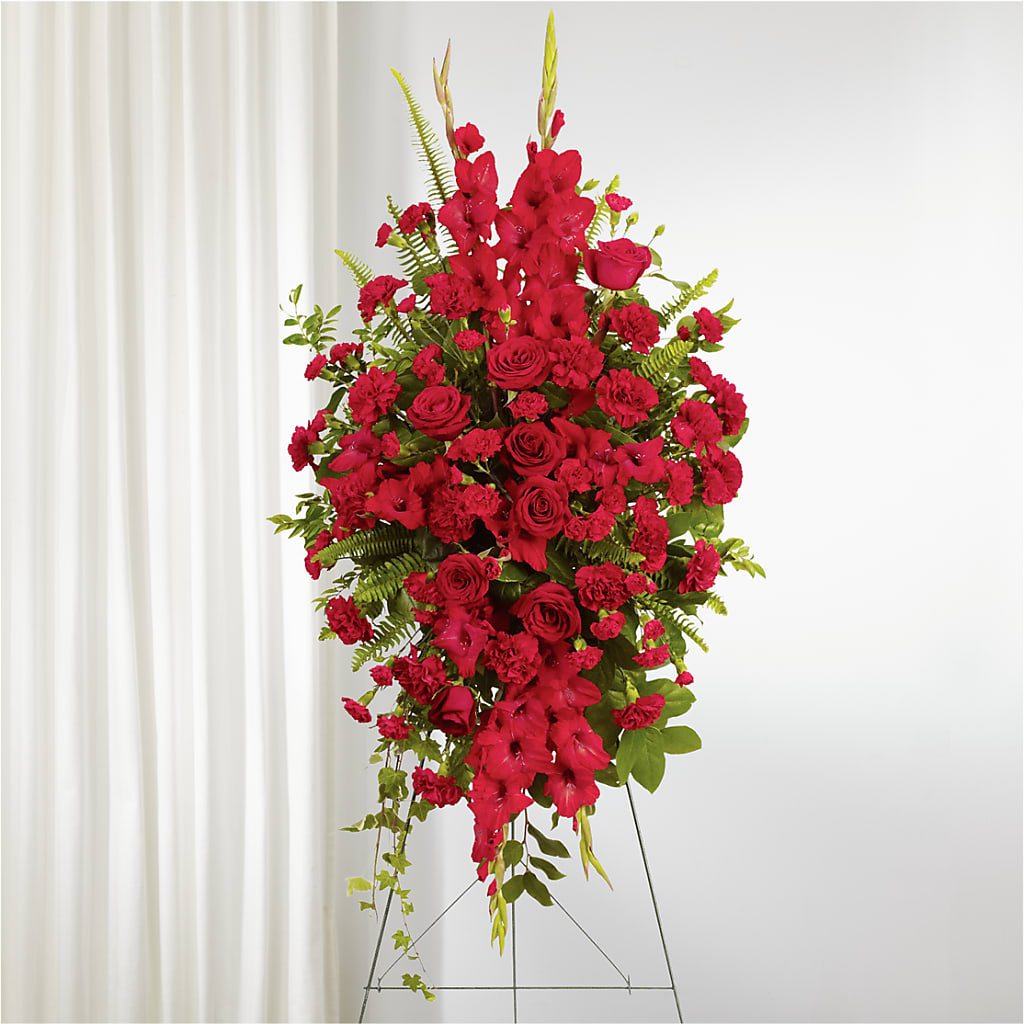 From the Heart Standing Spray – Albertsons Floral #0199, Boise ID