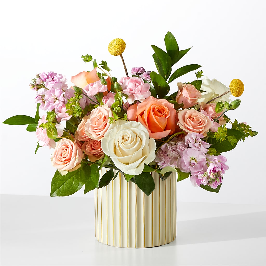 French Market Bouquet with Ivory Vase – Albertsons Floral #0199, Boise ID