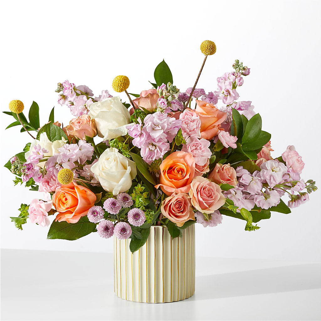 French Market Bouquet with Ivory Vase – Albertsons Floral #0199, Boise ID
