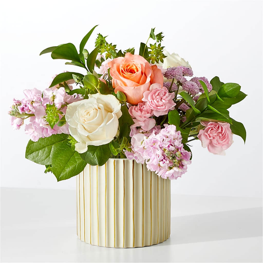 French Market Bouquet with Ivory Vase – Albertsons Floral #0199, Boise ID