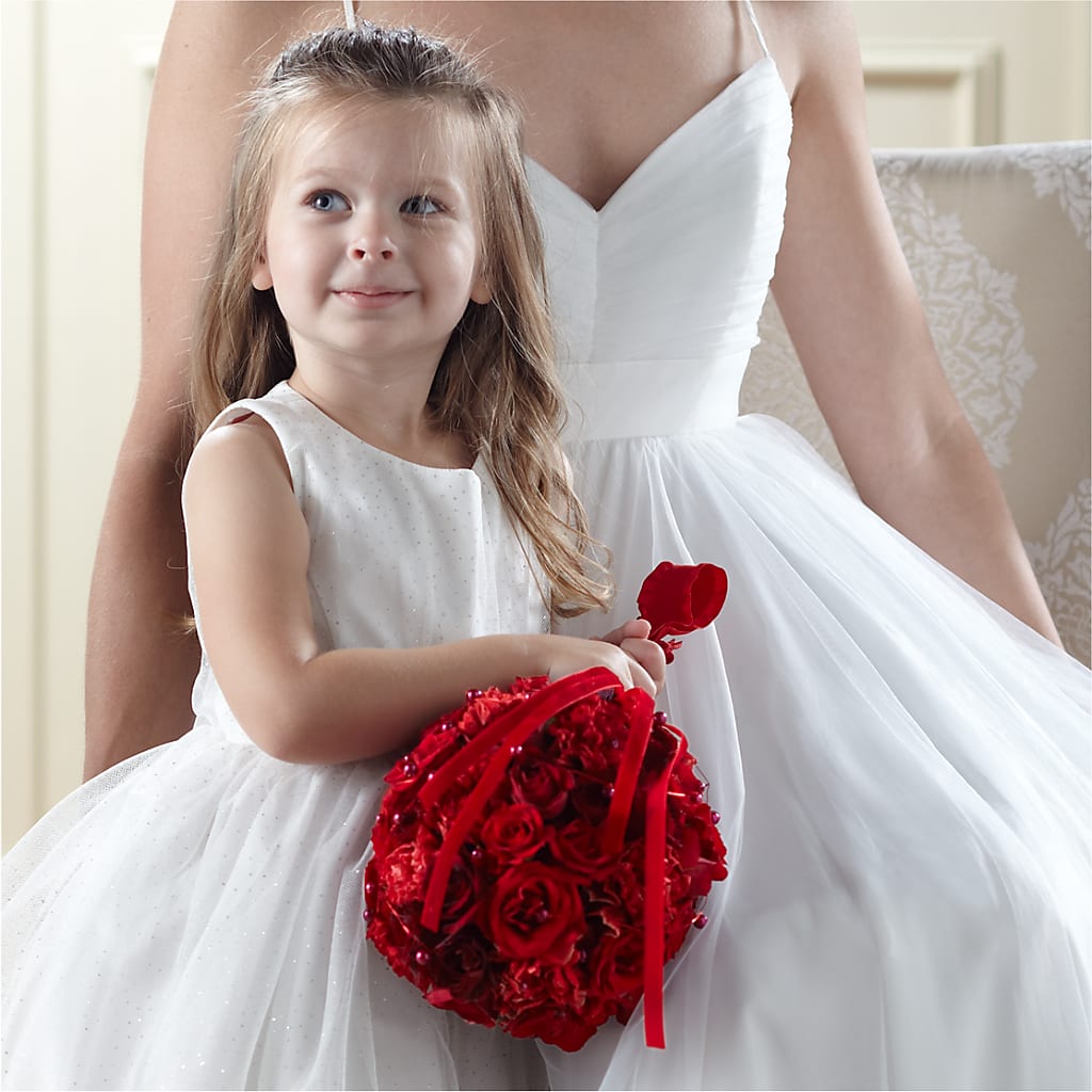 Pure at Heart Flower Girl Arrangement – Albertsons Floral #0199, Boise ID