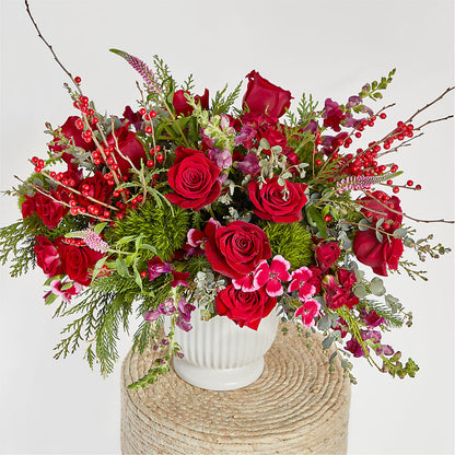 Big Red Bow Bouquet –  Albertsons Floral #0199, Boise ID