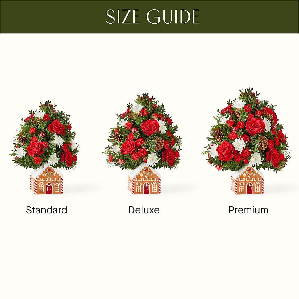 Spiced Gingerbread Tree –  Albertsons Floral #0199, Boise ID