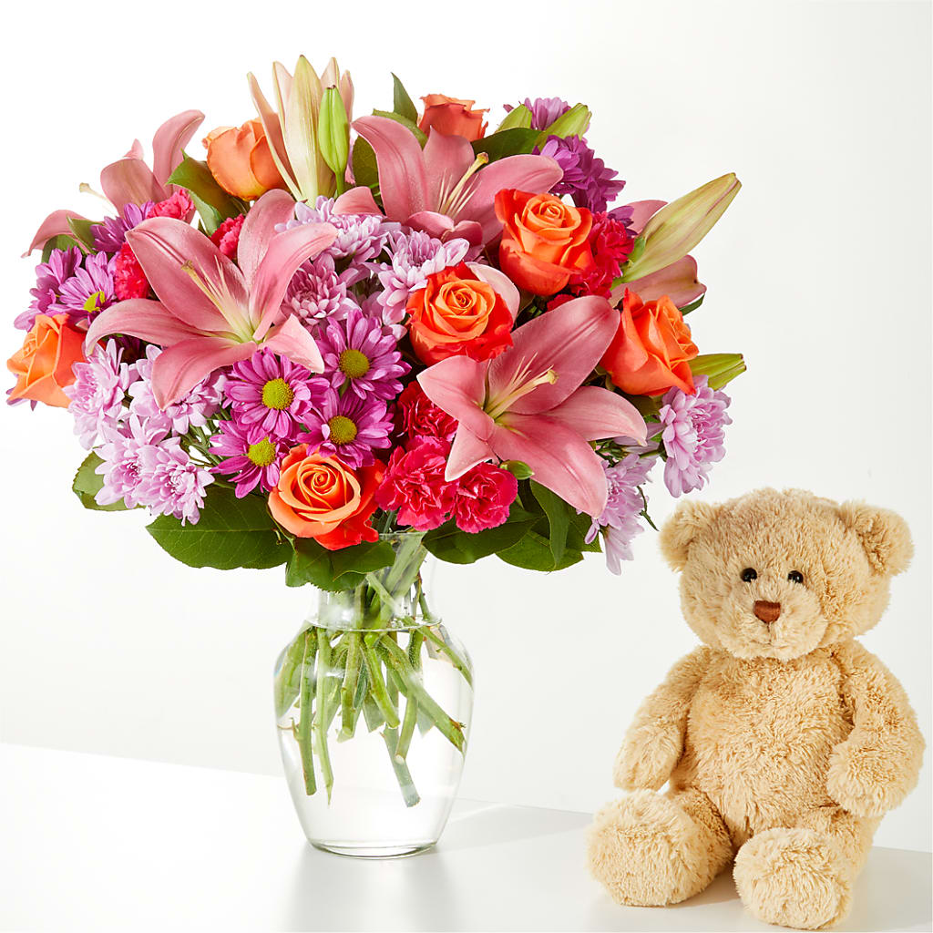 One and Only Bouquet and Bear Bundle –  Albertsons Floral #0199, Boise ID