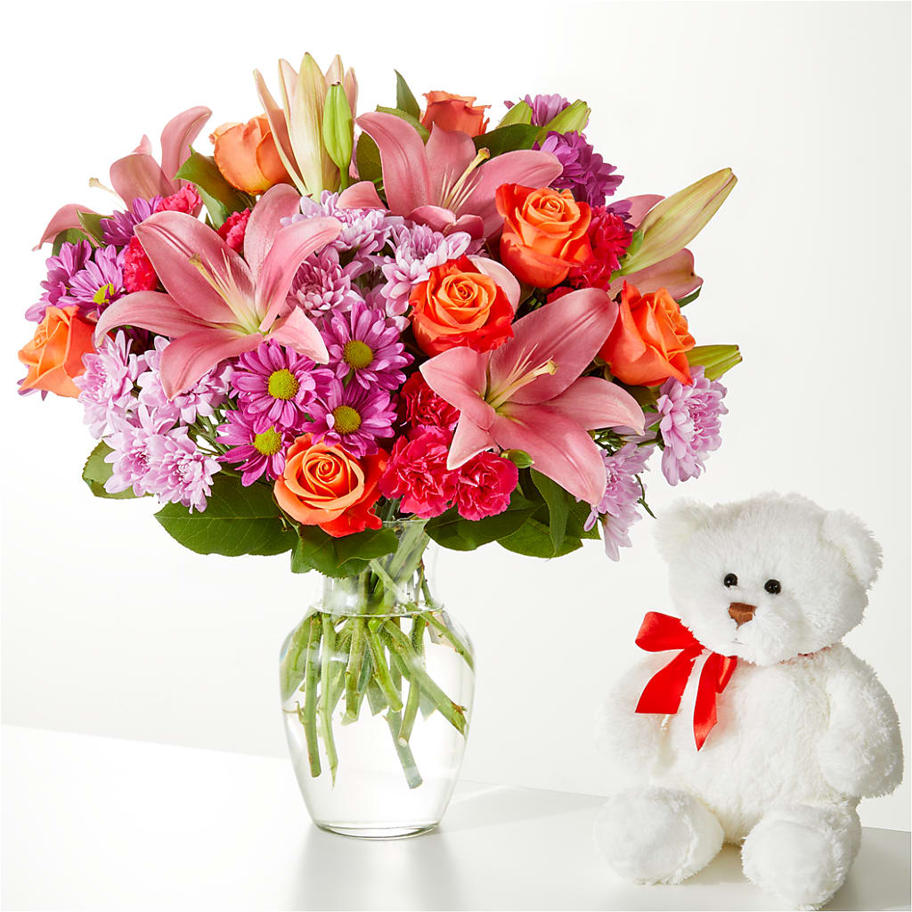 One and Only Bouquet and Bear Bundle –  Albertsons Floral #0199, Boise ID