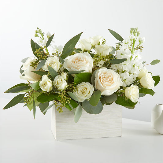 Fresh Linen Box Bouquet –  Albertsons Floral #0199, Boise ID