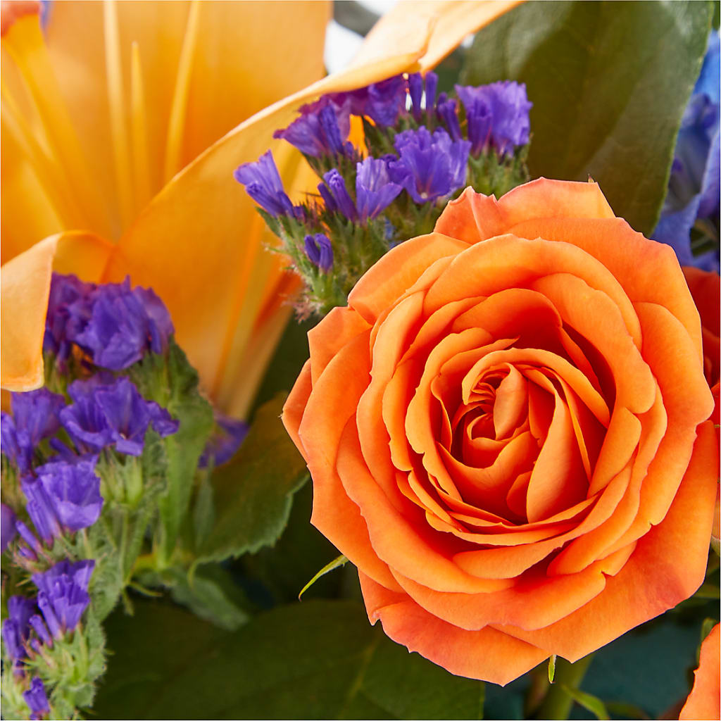Radiant Citrus Box Bouquet –  Albertsons Floral #0199, Boise ID
