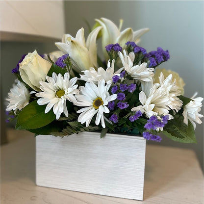 Beyond Blue Box Bouquet –  Albertsons Floral #0199, Boise ID