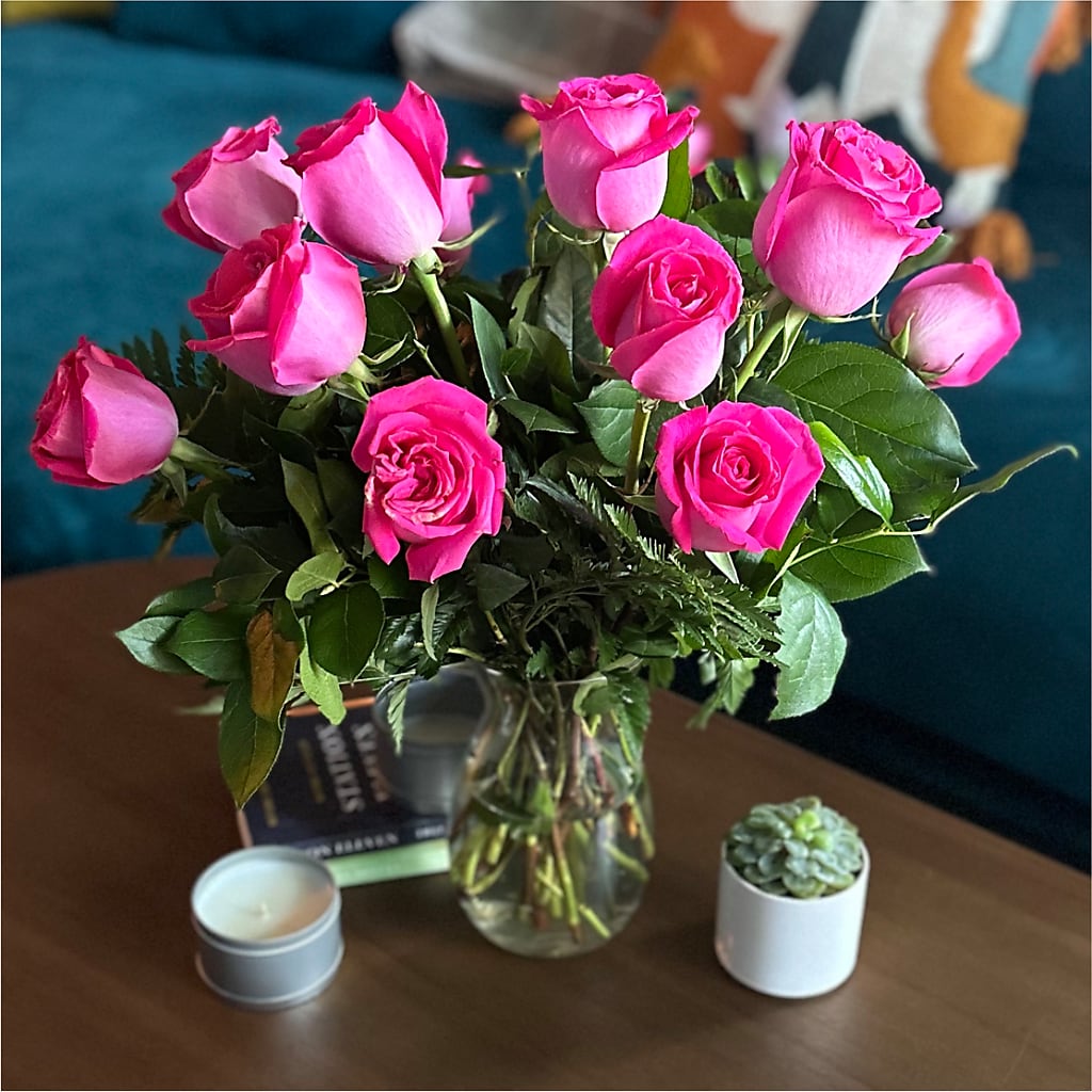 Long Stem Pink Rose Bouquet –  Albertsons Floral #0199, Boise ID