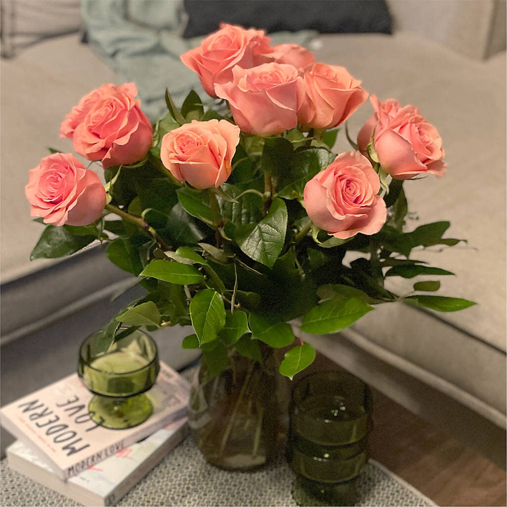 Long Stem Pink Rose Bouquet –  Albertsons Floral #0199, Boise ID