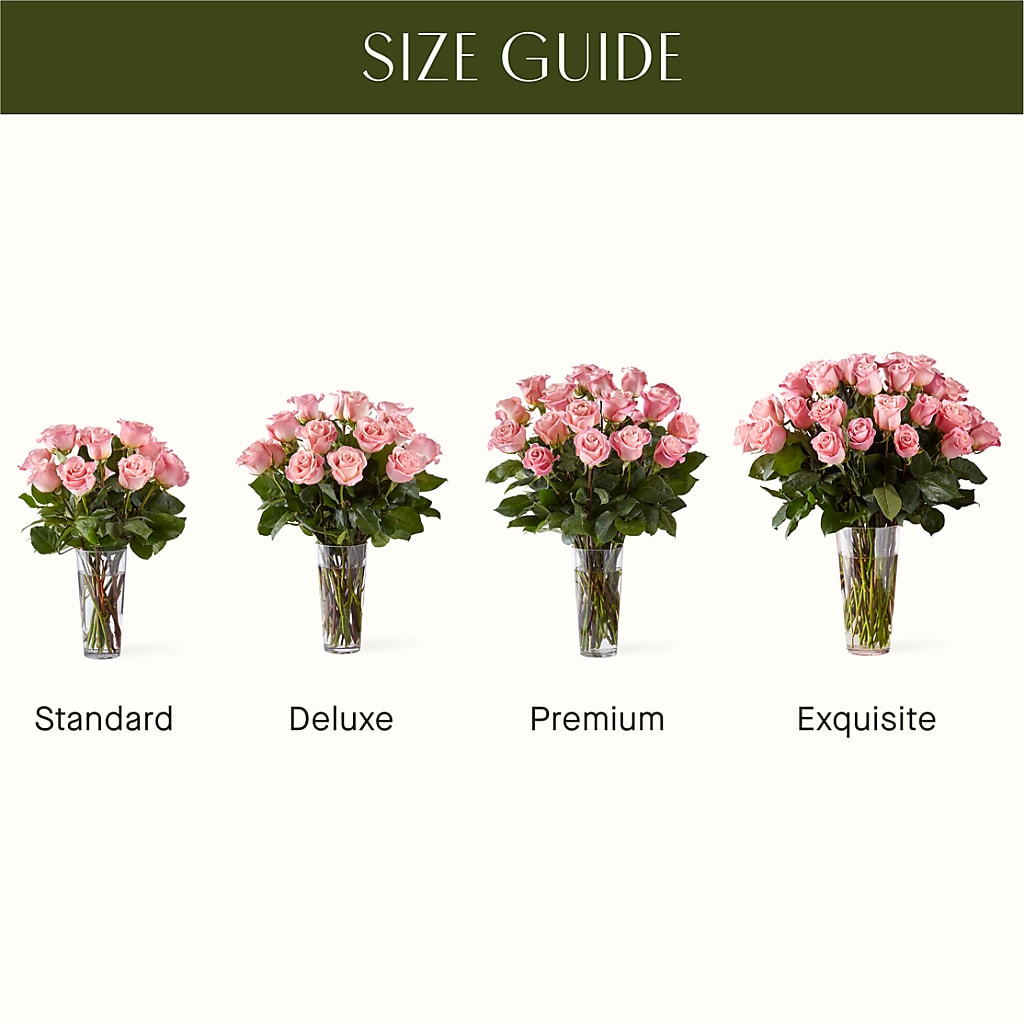 Long Stem Pink Rose Bouquet –  Albertsons Floral #0199, Boise ID
