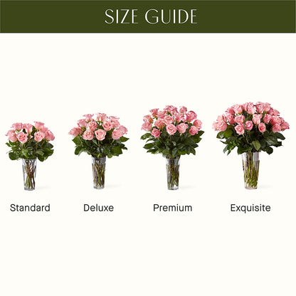 Long Stem Pink Rose Bouquet –  Albertsons Floral #0199, Boise ID
