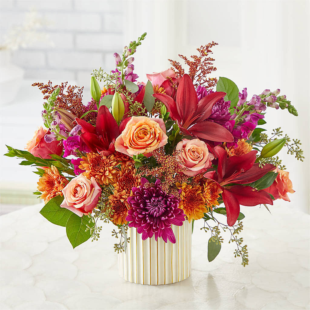 Burgundy Landscape Bouquet –  Albertsons Floral #0199, Boise ID