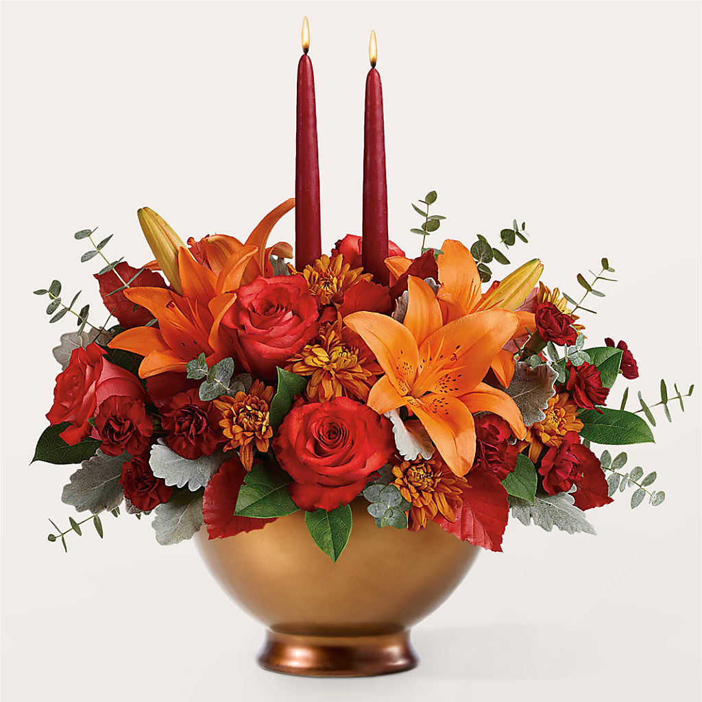 Fruits of Fall Centerpiece –  Albertsons Floral #0199, Boise ID