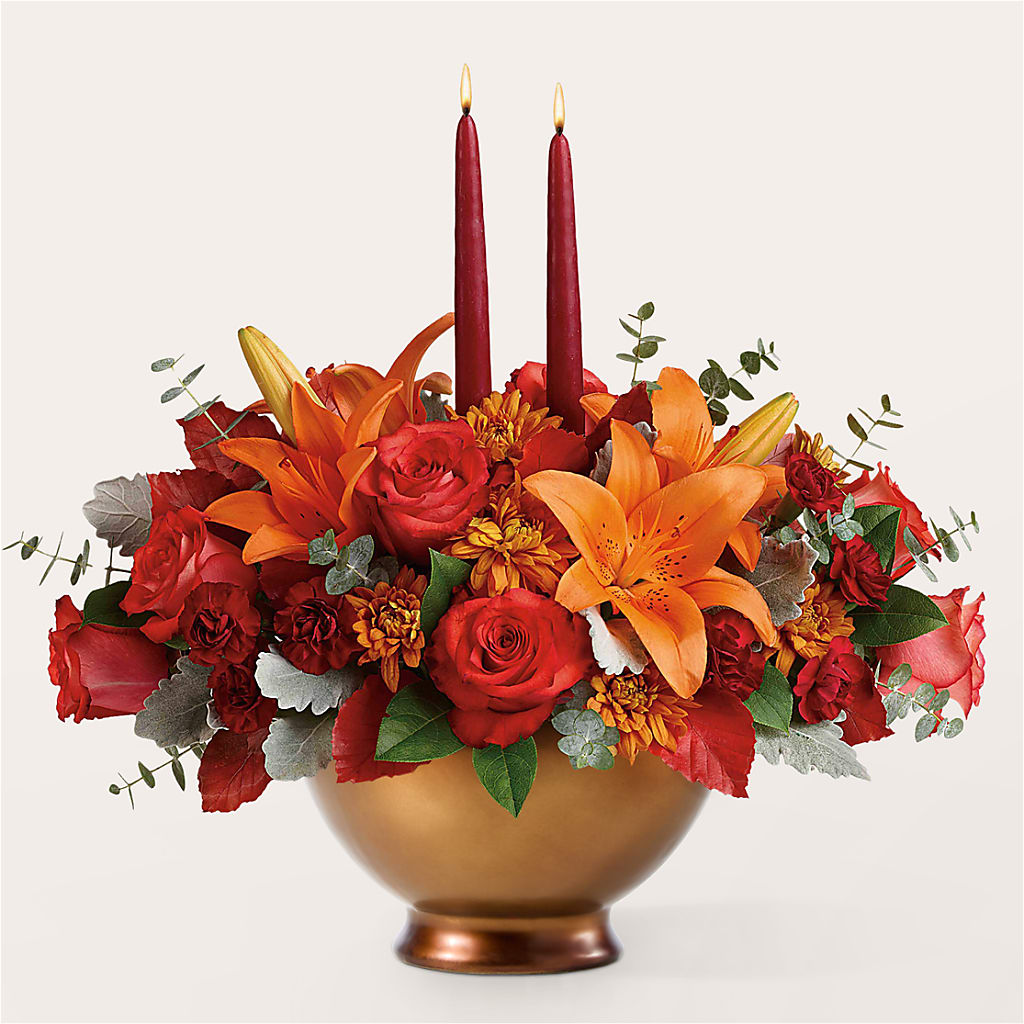 Fruits of Fall Centerpiece –  Albertsons Floral #0199, Boise ID