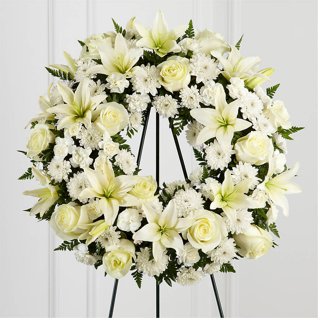 Treasured Tribute Wreath –  Albertsons Floral #0199, Boise ID