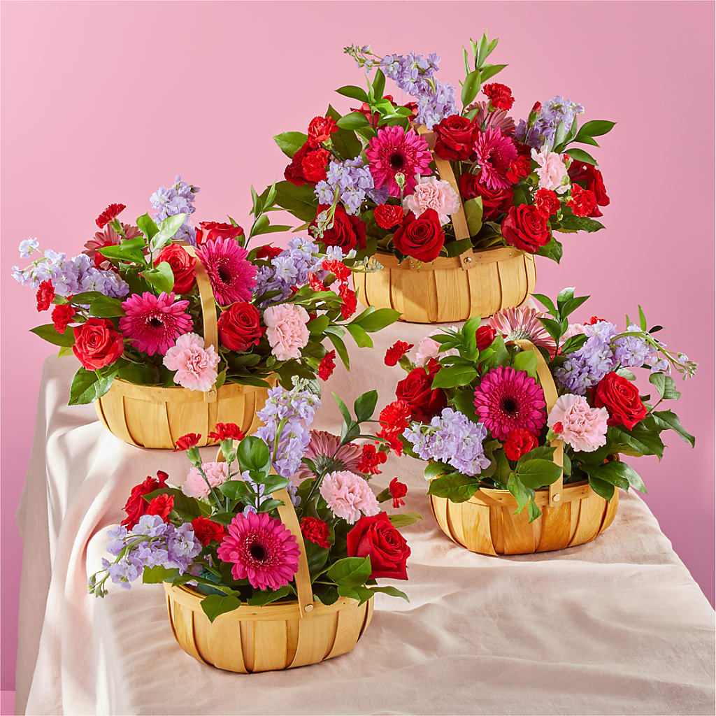 Pink Picnic Basket –  Albertsons Floral #0199, Boise ID
