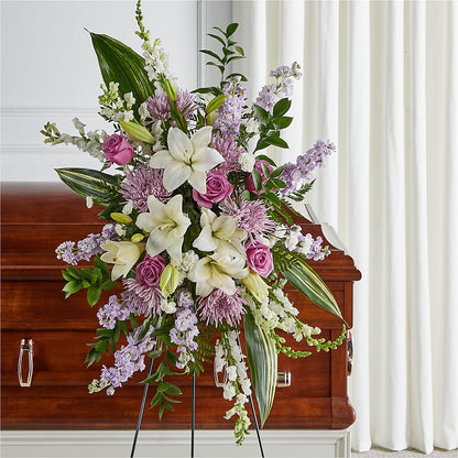 Grateful Hearts Standing Spray –  Albertsons Floral #0199, Boise ID